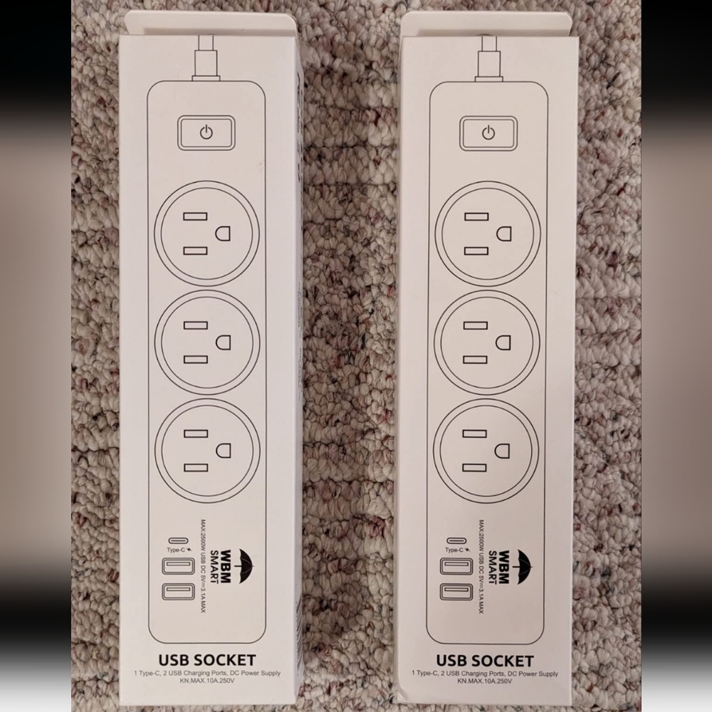 2 Power Strip 5.9 ft 10 A - Extention Cord - Picture 8 of 8